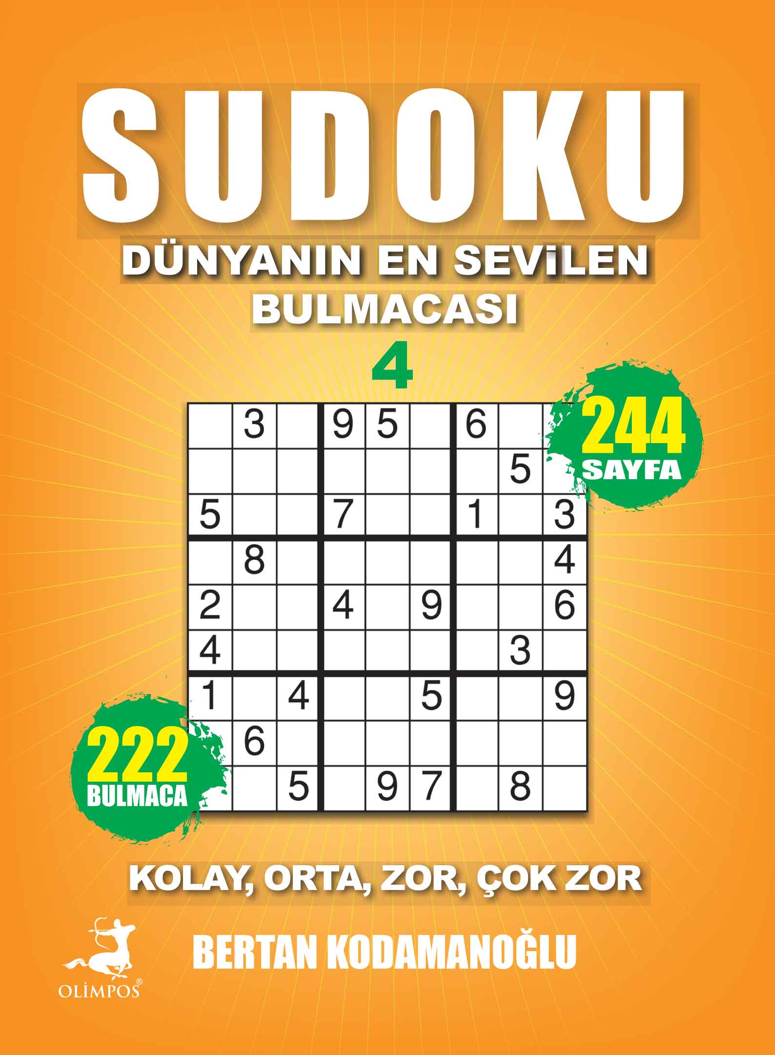 Sudoku Kolay, Orta, Zor, Çok Zor 4